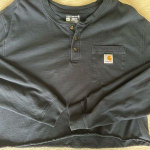 CROPPED CARHARTT HENLY TSHIRT LONG SLEEVE
